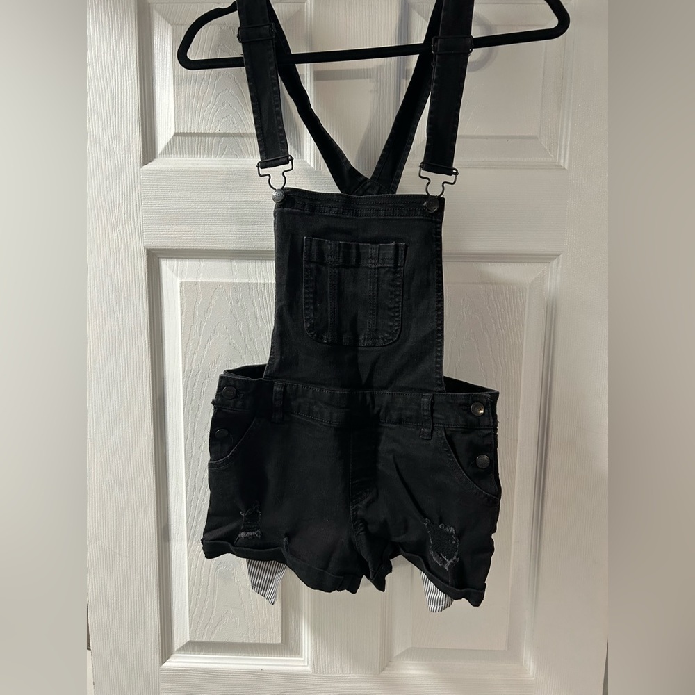 Black overalls from American Eagle